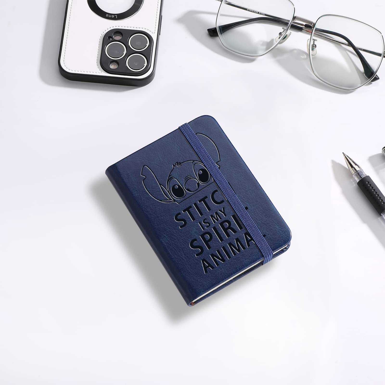Amazon.co.jp: JOHSBYD スティッチギフト レザーノートブック